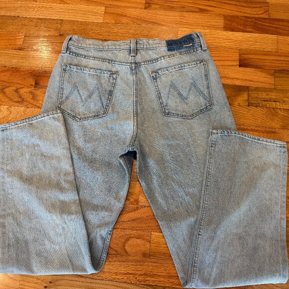 High Waisted Study Skimp Straight Leg Jeans | MOTHER | Sz 29 - Picture 3 of 6
